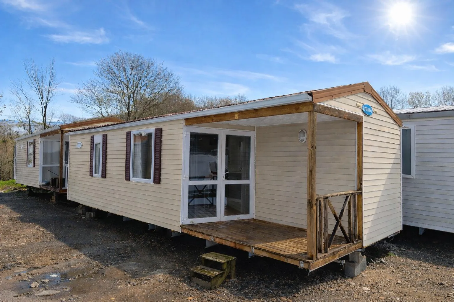 mobil home o'hara mobilhome terrasse intégrée mobil home occasion mobil home rénové mobil home révisé msmh mobil home livraison gratuite