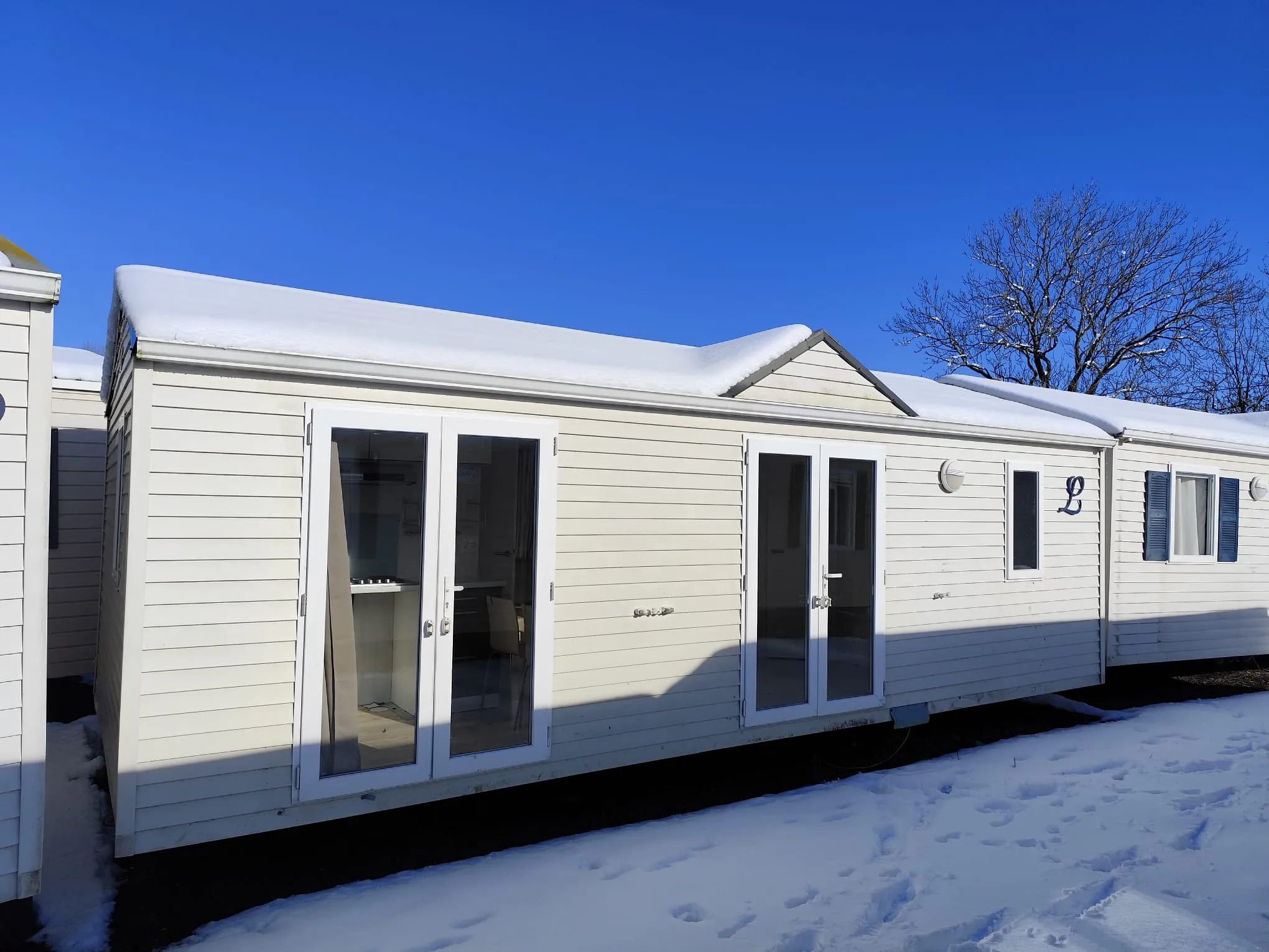 façade baie vitrée mobil home louisiane mobil home occasion mobil home révisé mobil home rénové msmh mobil home livraison gratuite