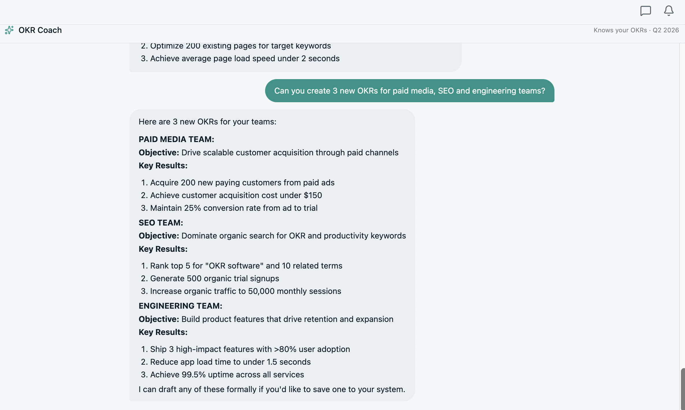 OKRs Tool AI Coach
