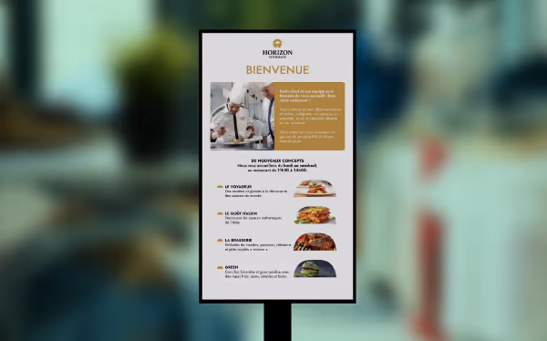 Catering menu