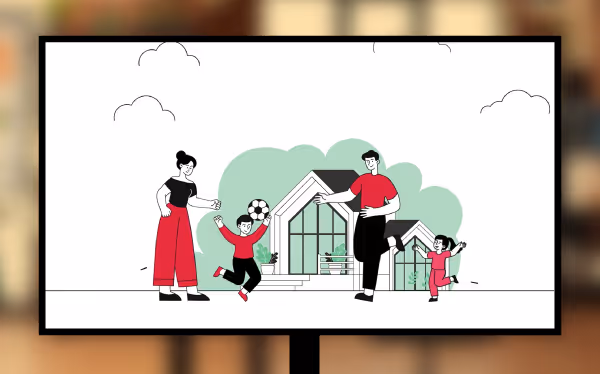 Services presentation with Motion Design