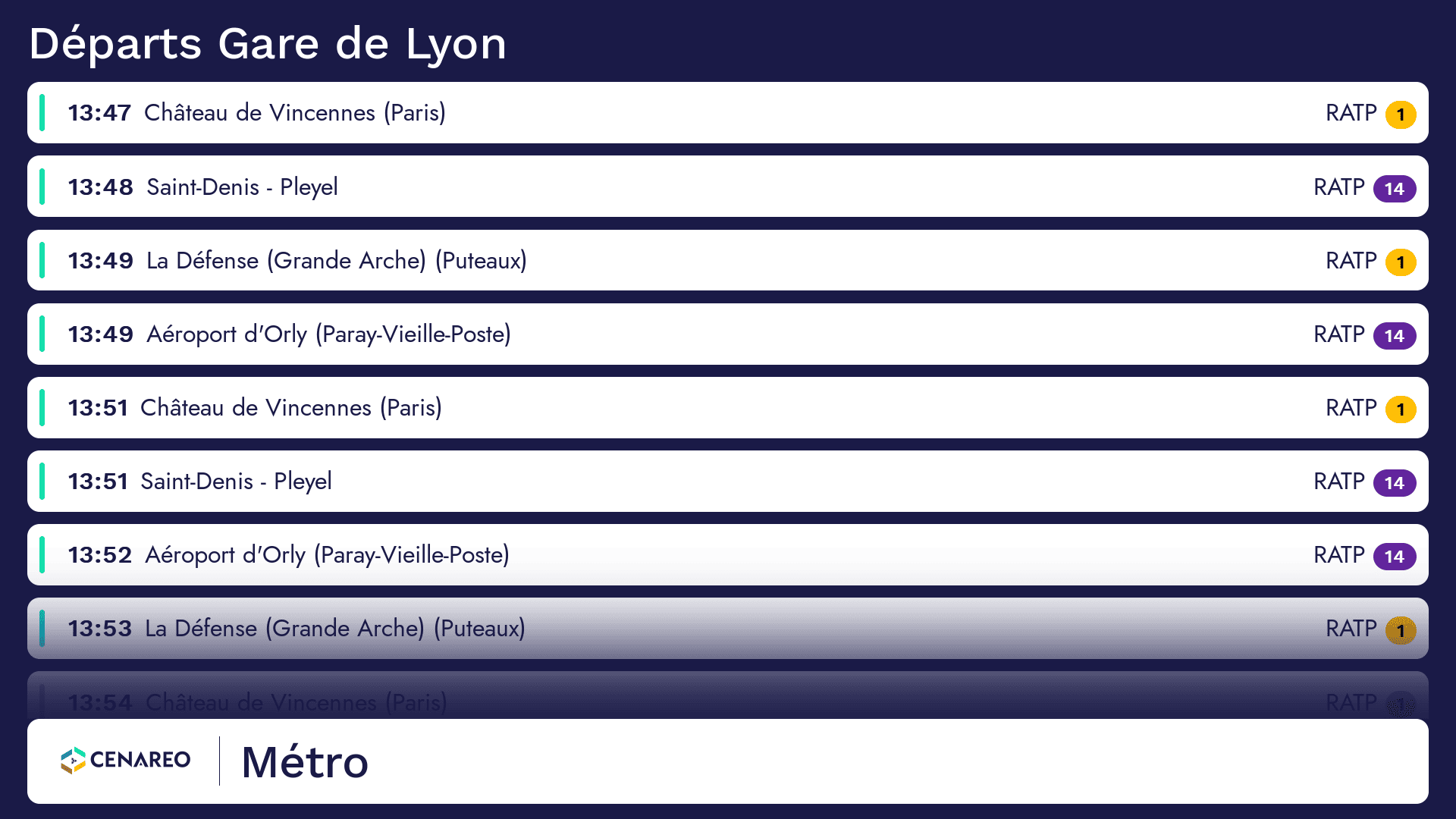 Transport en commun - Metro