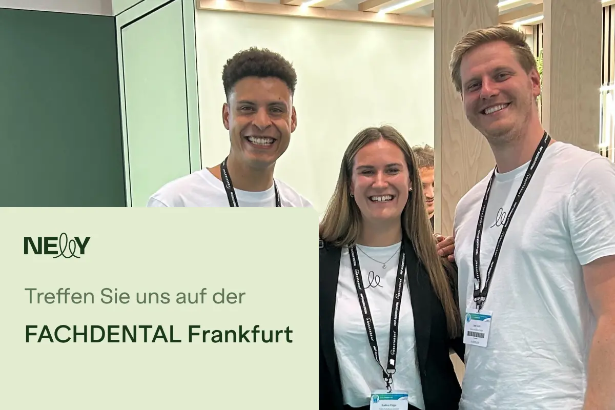 Besuchen Sie Nelly auf den infotagen FACHDENTAL in Frankfurt.