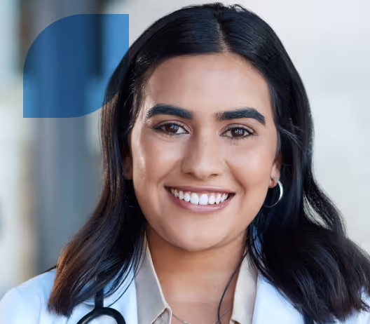 Woman Doctor Smiling