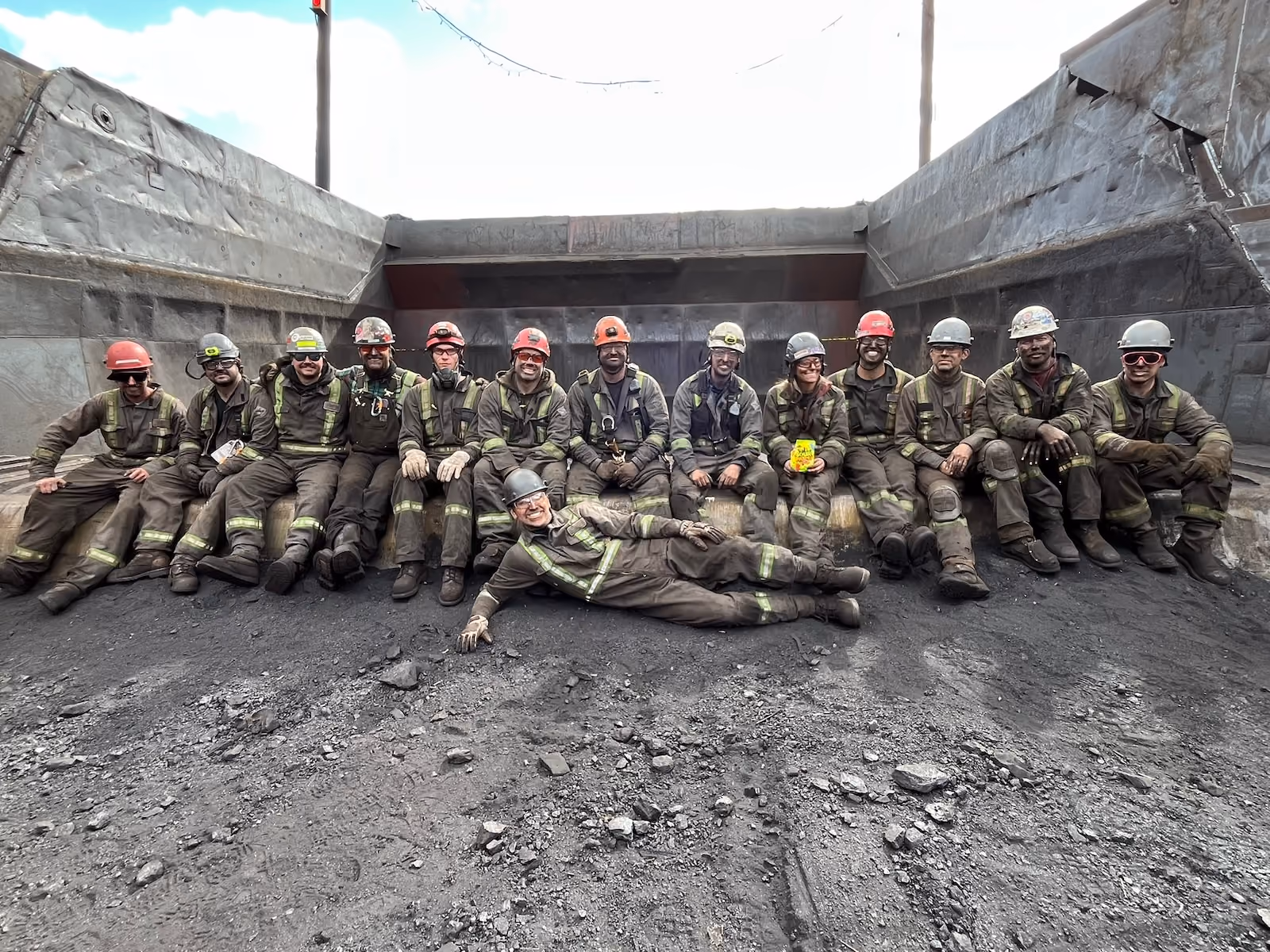 Structure Group Team pic from dump bin reline Fording river