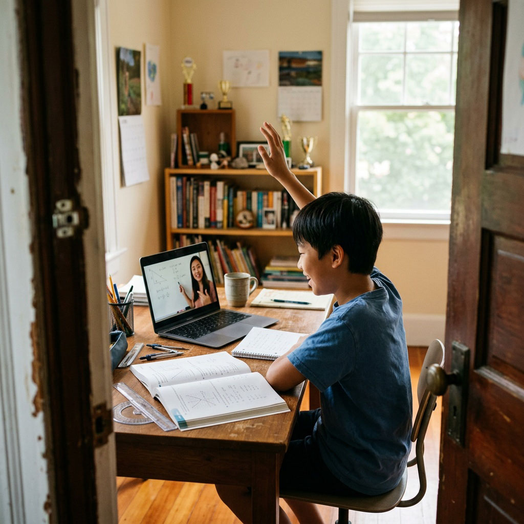 Grade 6 online classroom experience