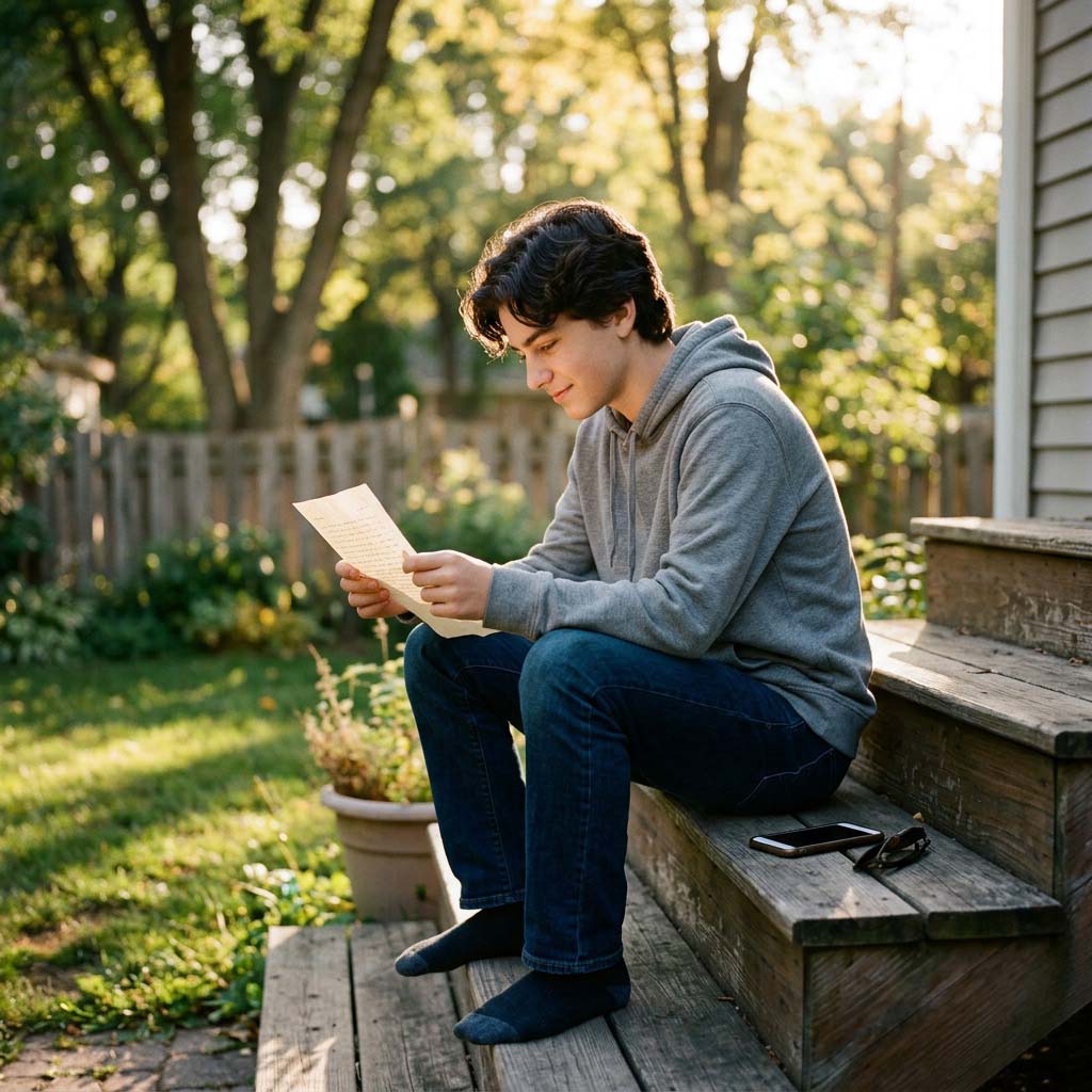 Family exploring Score Academy