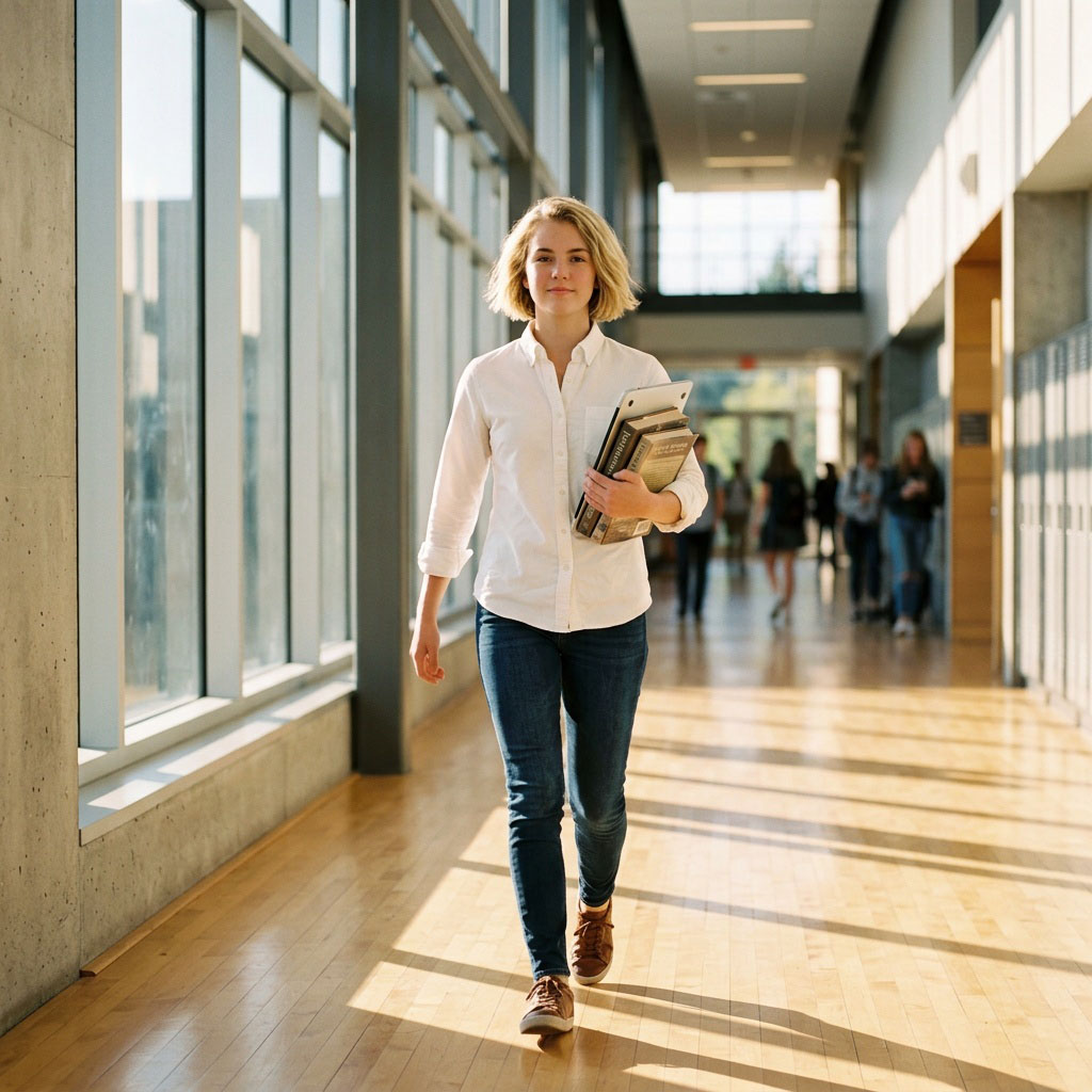 Grade 11 student at Score Academy Online