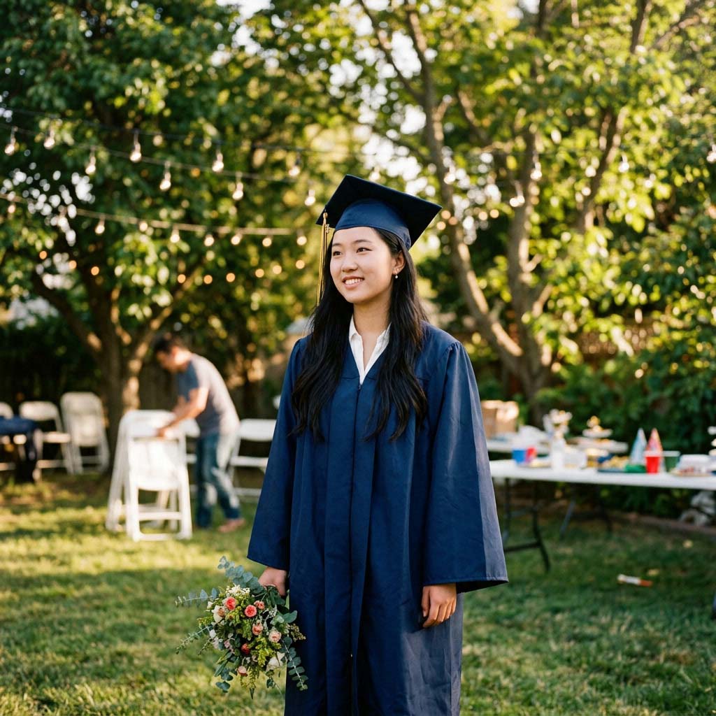 Family exploring Score Academy