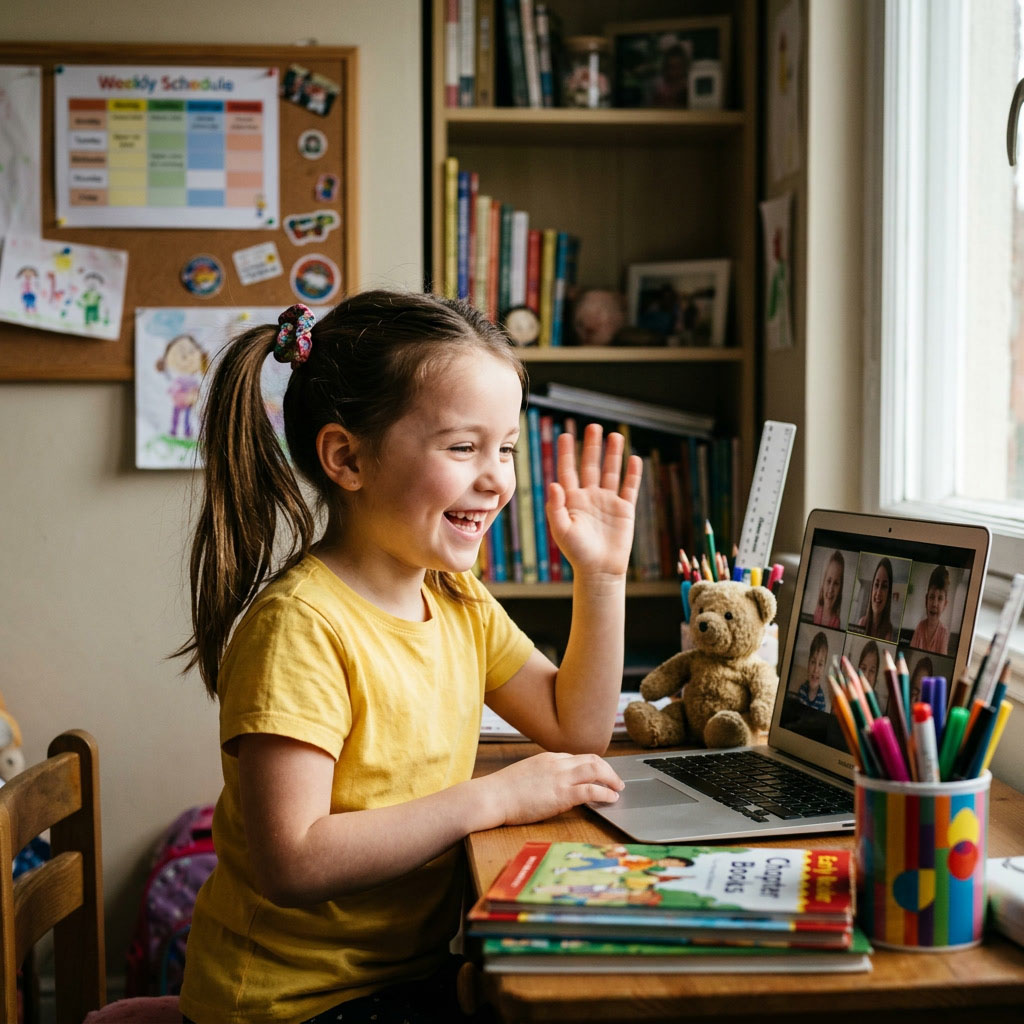 Grade 2 online classroom experience