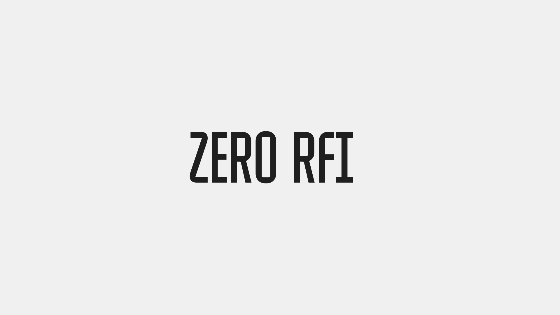Our Investment in Zero RFI