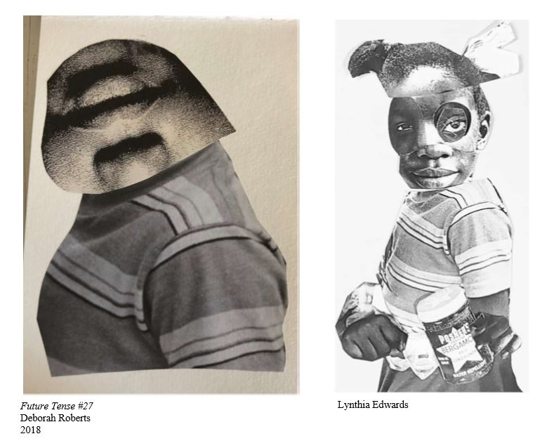 Left: Future Tense #27, Deborah Roberts