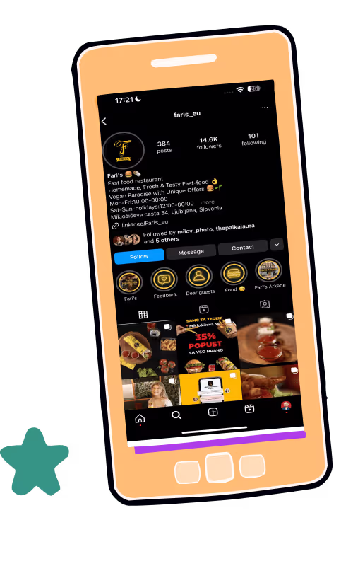 Faris instagram profile 