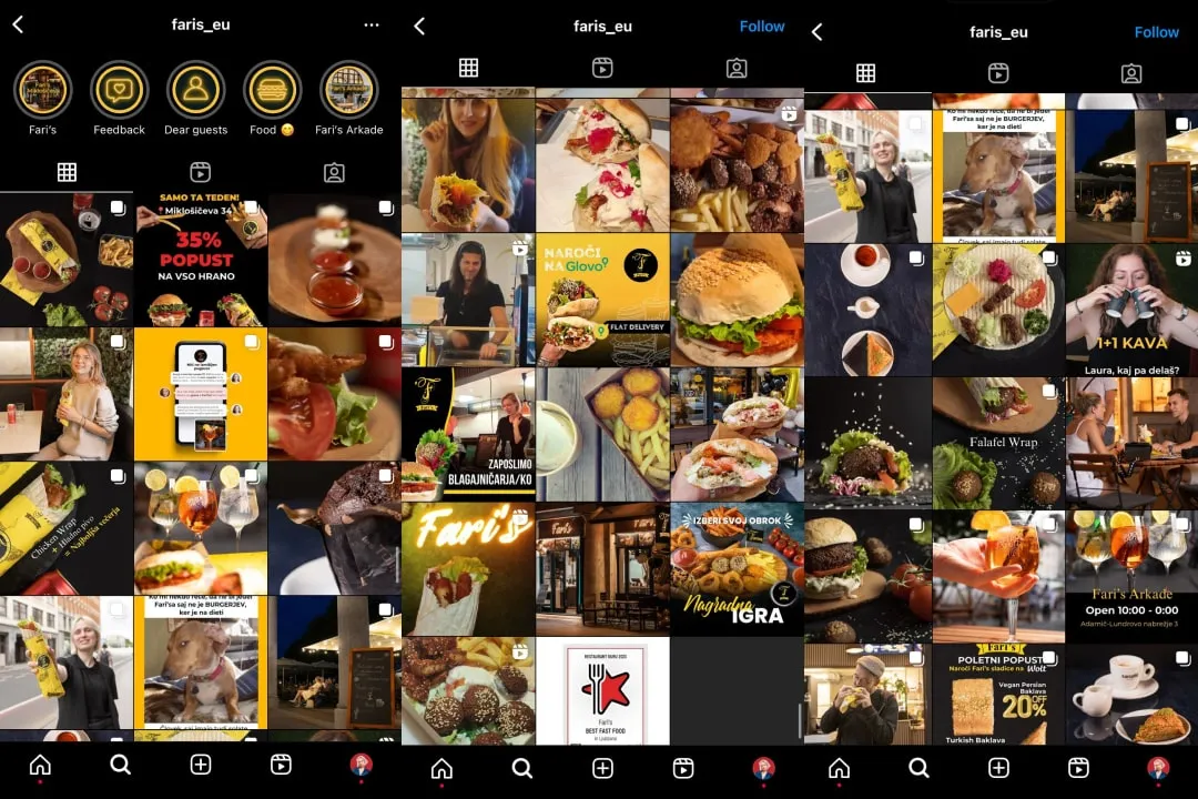 TikTok SPACE galerija - Socialni mediji za restavracije