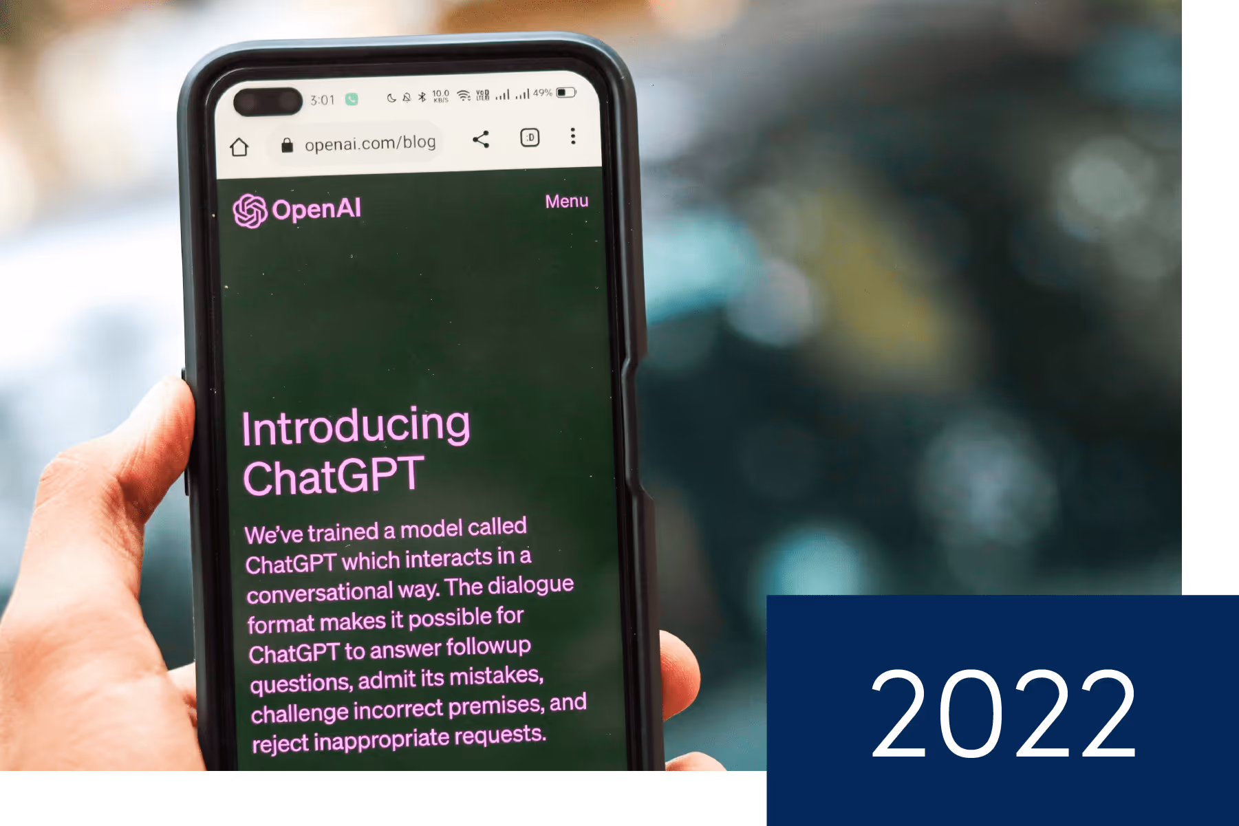 Chat GPT on phone app