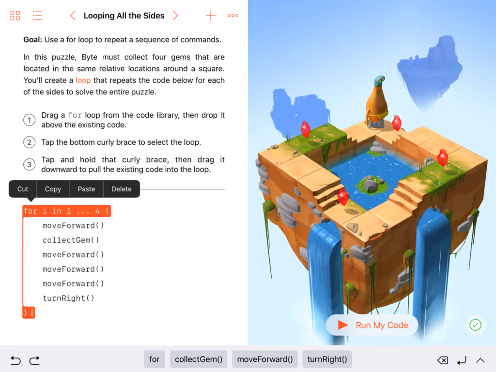 Swift Playgrounds Screen Shot