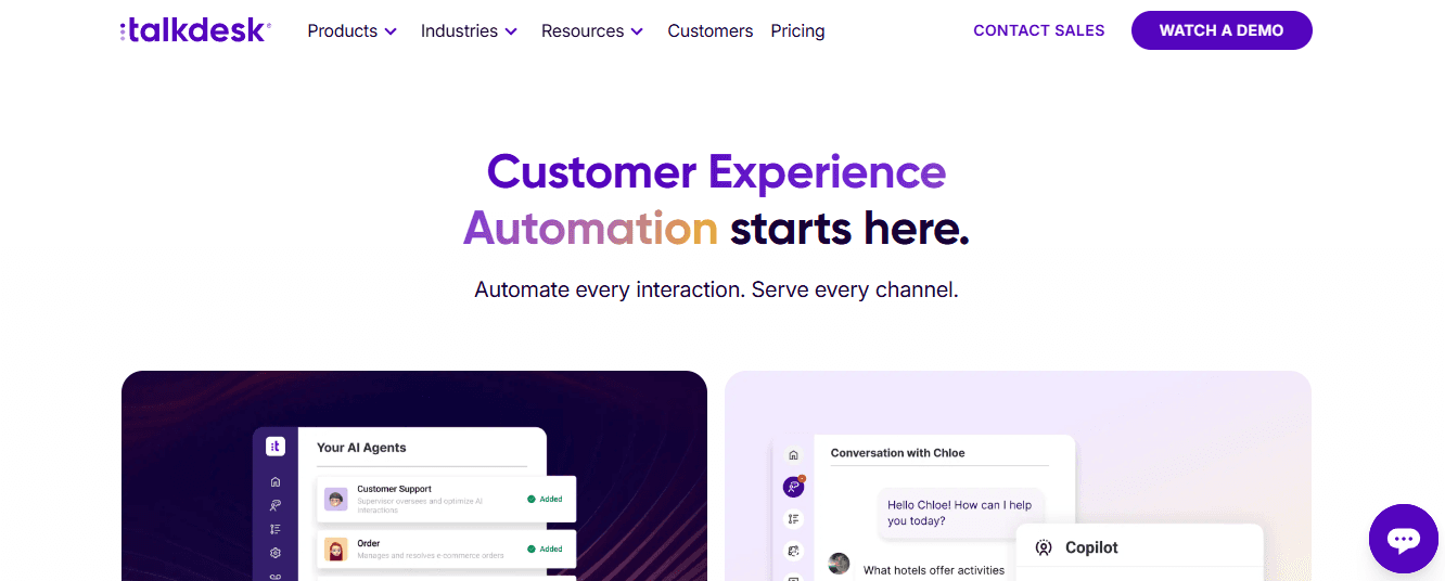 Talkdesk - Enterprise Customer Service