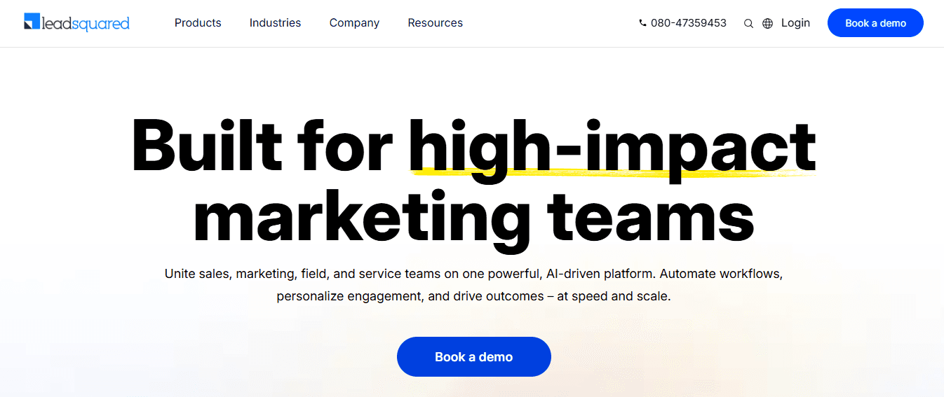 LeadSquared   - Enterprise Customer Service