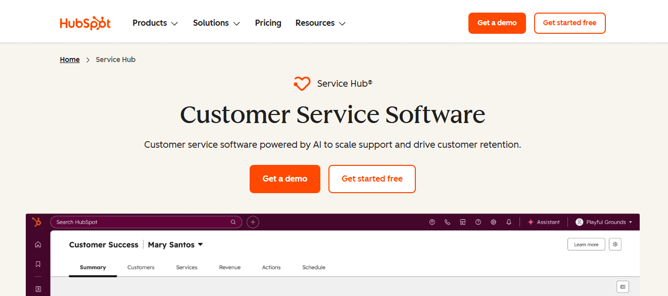 HubSpot Service Hub - Best Help Desk Software