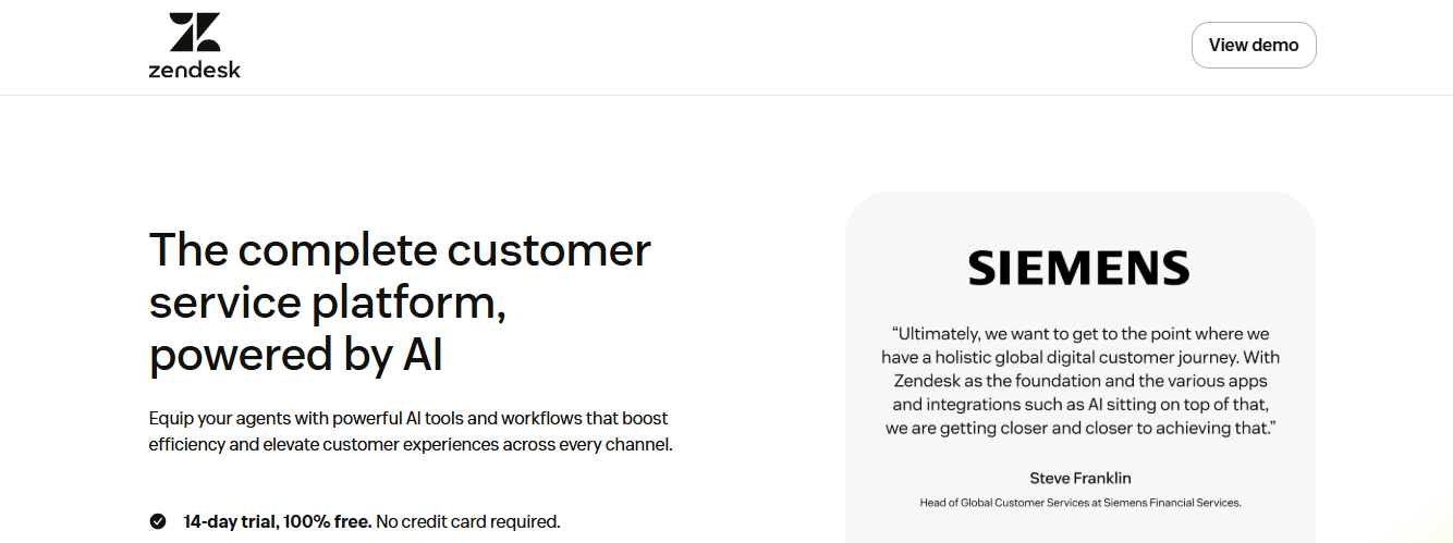 zendesk - Multilingual Conversational AI