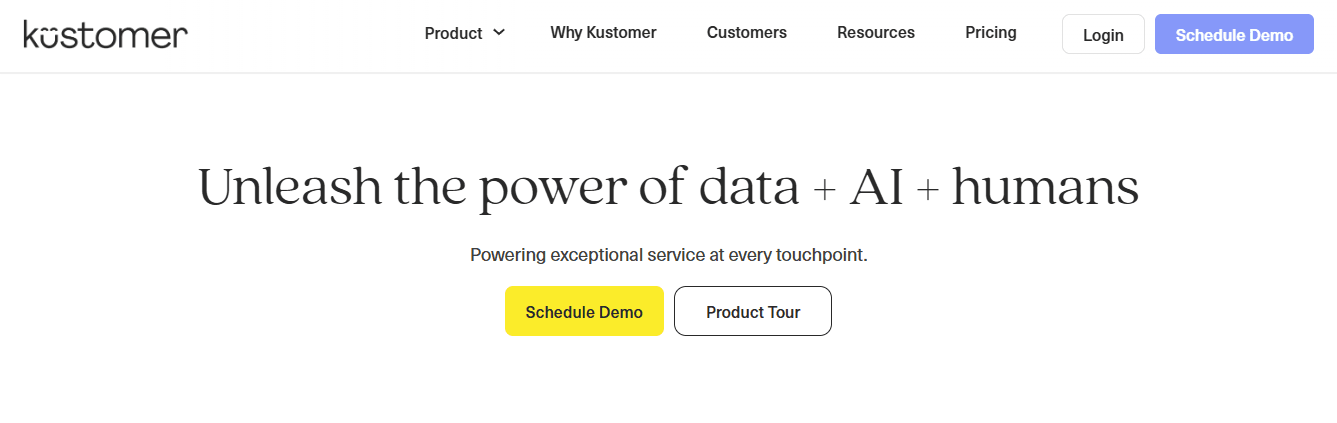 Kustomer: Ai-Powered Customer Service Crm Platform 