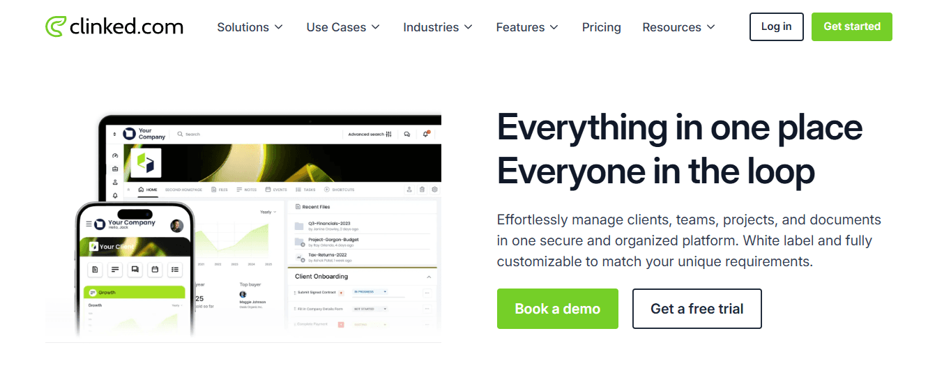 Clinked: An All-In-One Platform  