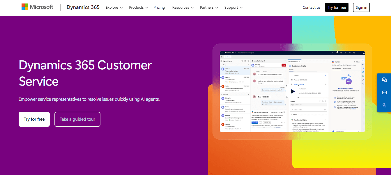 Microsoft Dynamics 365 Customer Service