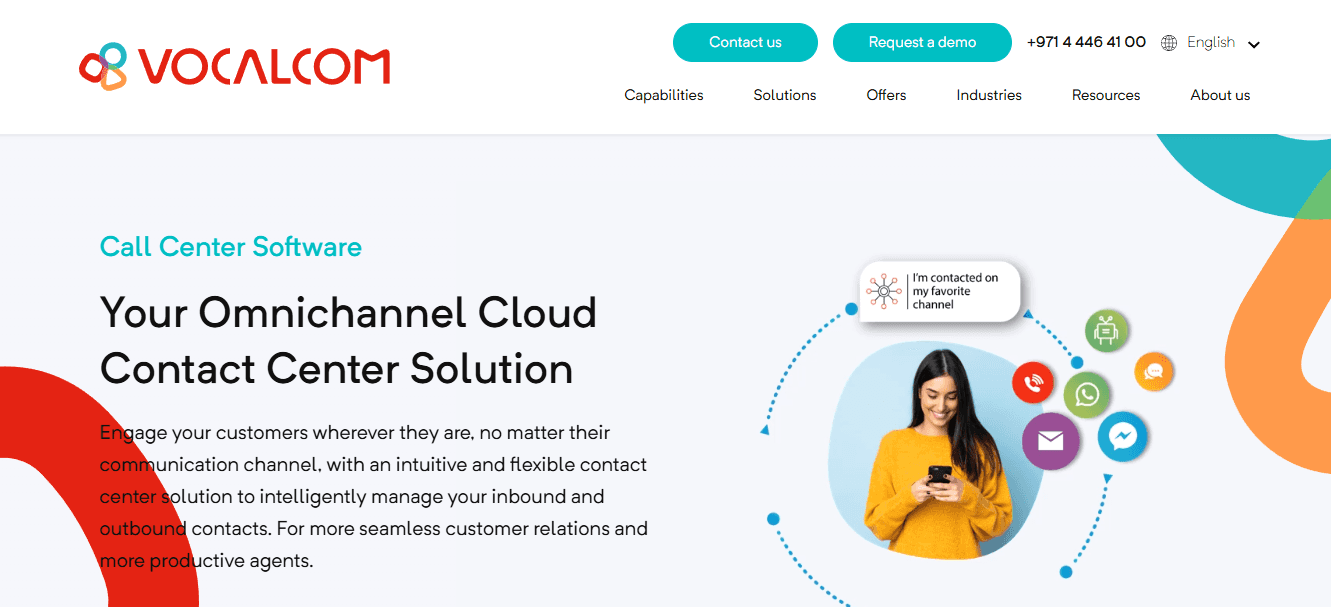 Vocalcom: Multilingual IVR With Language Detection