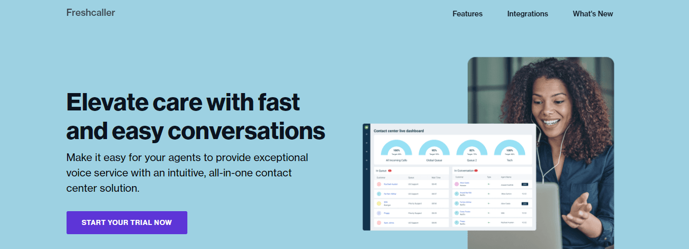 Freshcaller (Freshdesk Contact Center)
