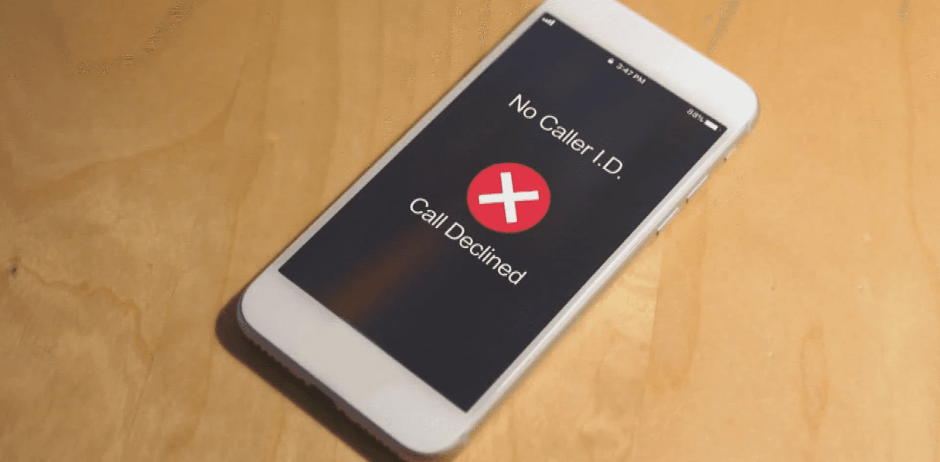 Smartphone displays a declined anonymous call - How Can You Verify the Authenticity of a Caller