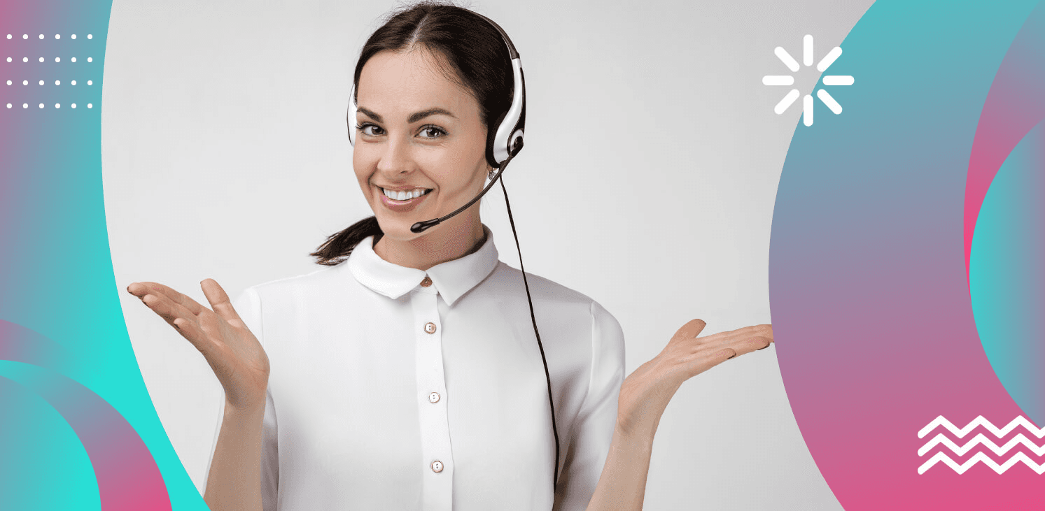 Customer support representative with headset - Best Inbound Call Tracking Software