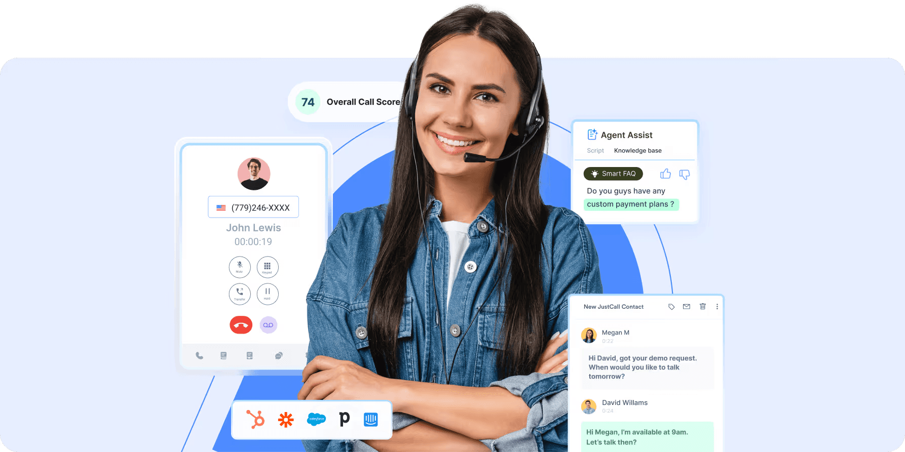 Customer support agent with digital overlays - GoToConnect Alternatives