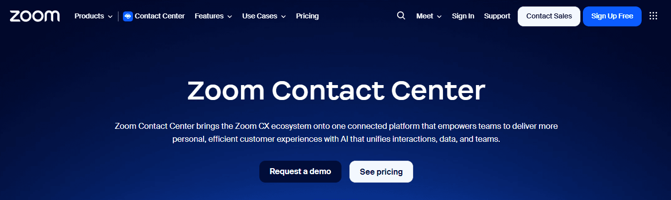 Zoom Contact Center