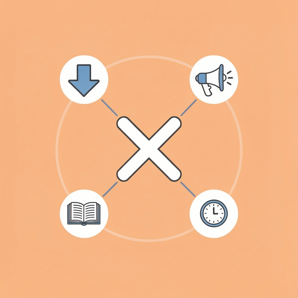 Central VoIP platform icon surrounded by four cost factors: lost opportunities, team frustration, reputation damage, and decreased productivity