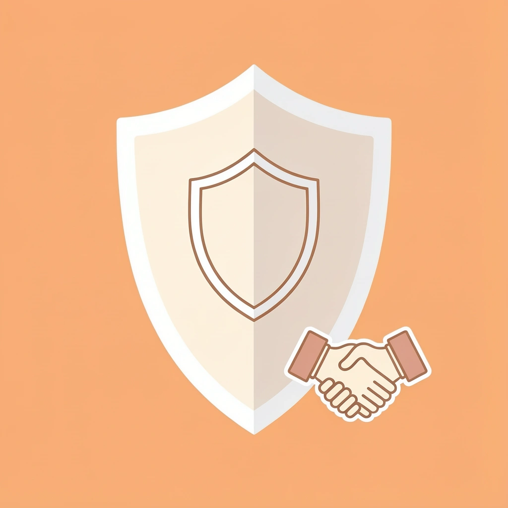 Shield icon representing reliability and protection during business growth