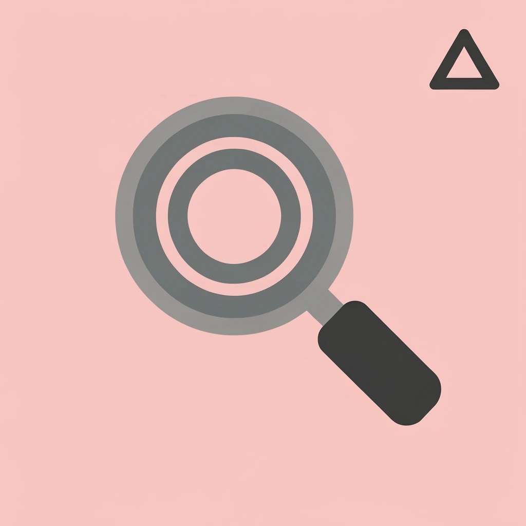 Magnifying glass focusing on business vulnerabilities and critical failure points