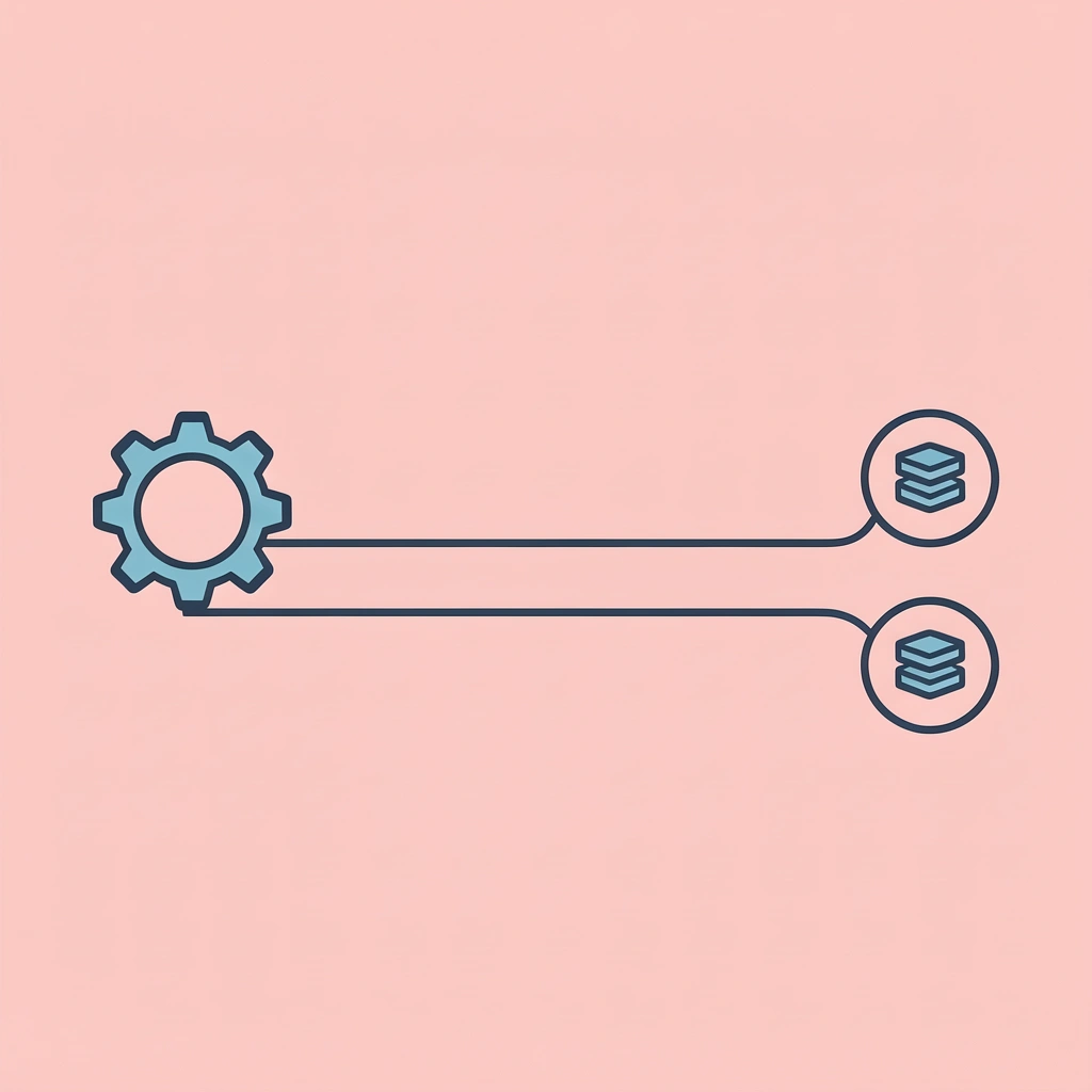 Single decision point splitting into two paths: one toward Five9's complex setup and one toward RingCentral's simplified approach