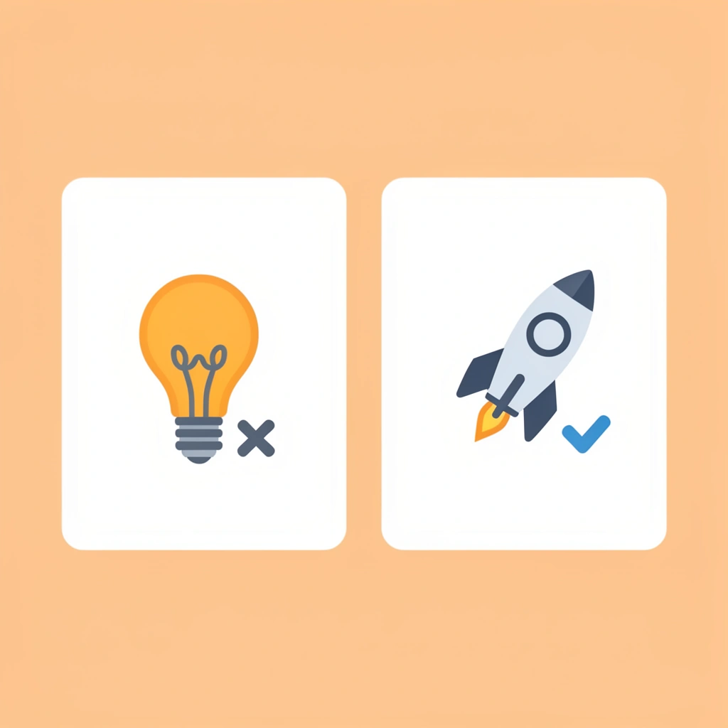 Before and after comparison showing conversational AI transformation from theory to real-world business solutions