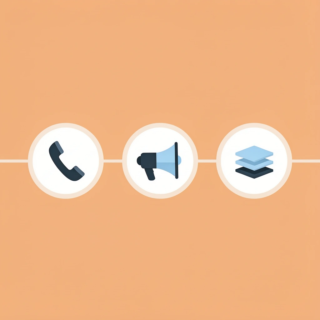 Timeline showing progression from one communication channel in the past to multiple channels today