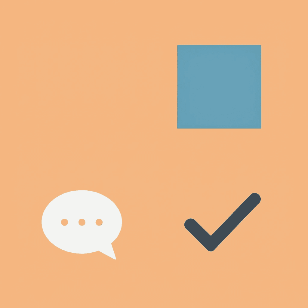 Four main chatbot types: Menu-Based, Rule-Based, AI-Powered, and Hybrid systems with icons