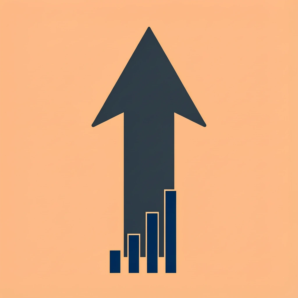 Upward arrow showing 3.5x revenue growth from treating service as a value center
