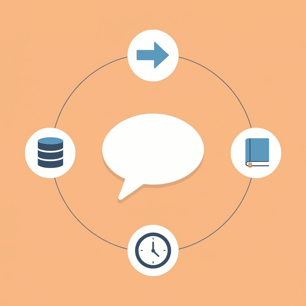 Central AI hub connected to website, phone, and text message channels