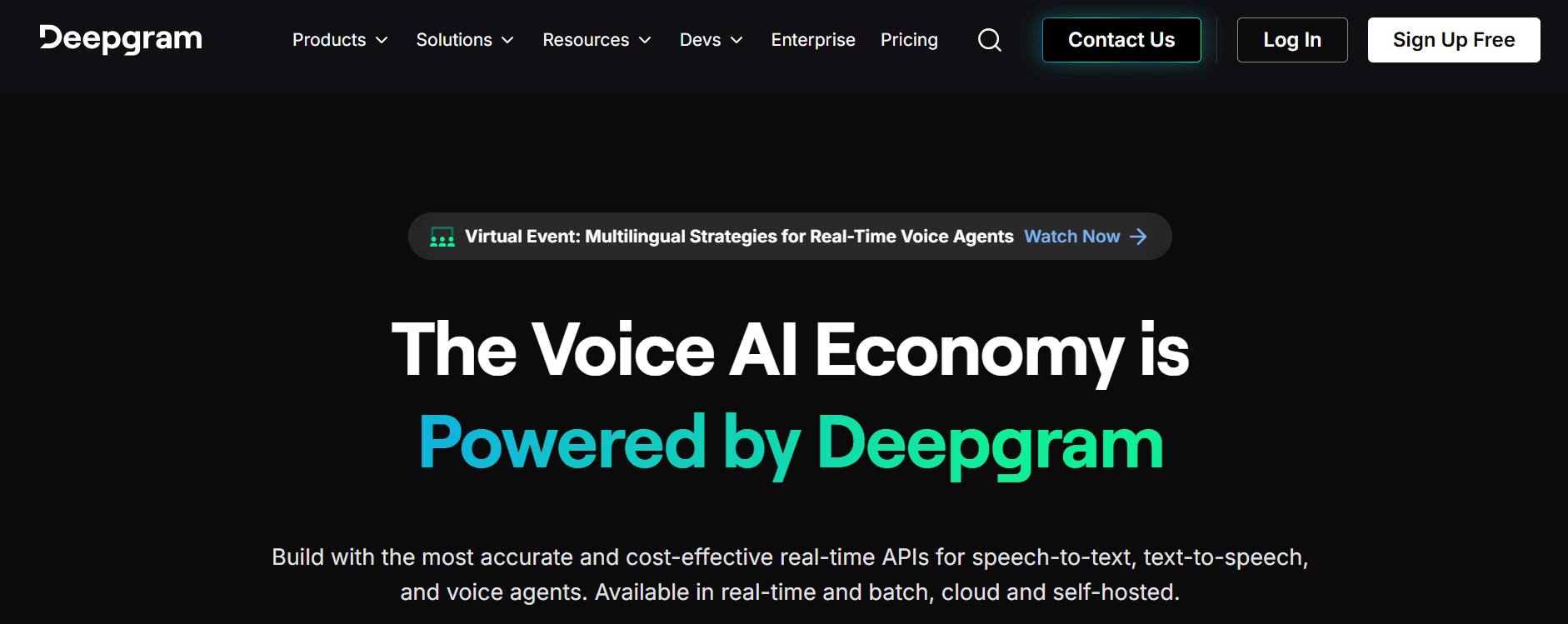 deeepgram - Best Rated Voice Assistants for Conversational AI