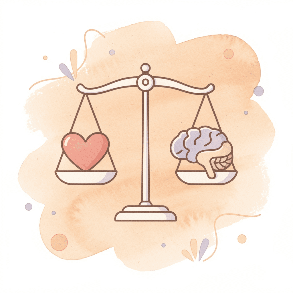 Balance scale comparing correct versus incorrect AI responses