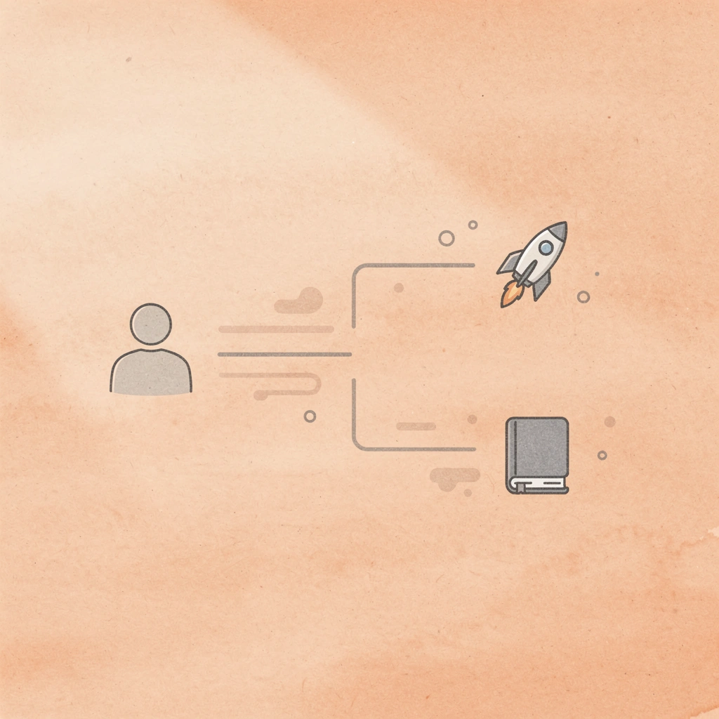 Strategic approach splitting into different implementation outcomes
