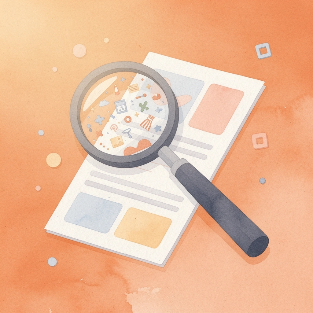 Magnifying glass examining insurance call scenarios