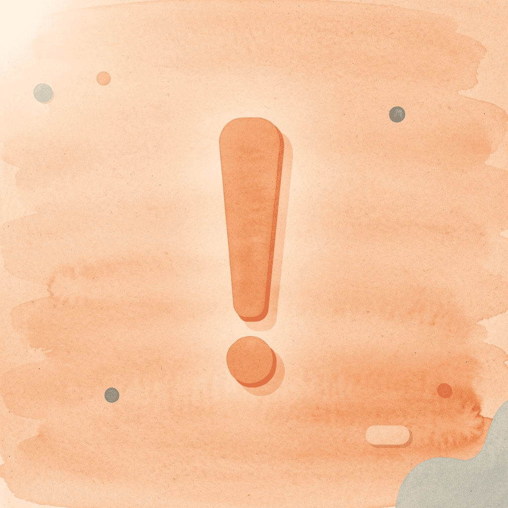 Warning exclamation mark representing AI agent deployment failures