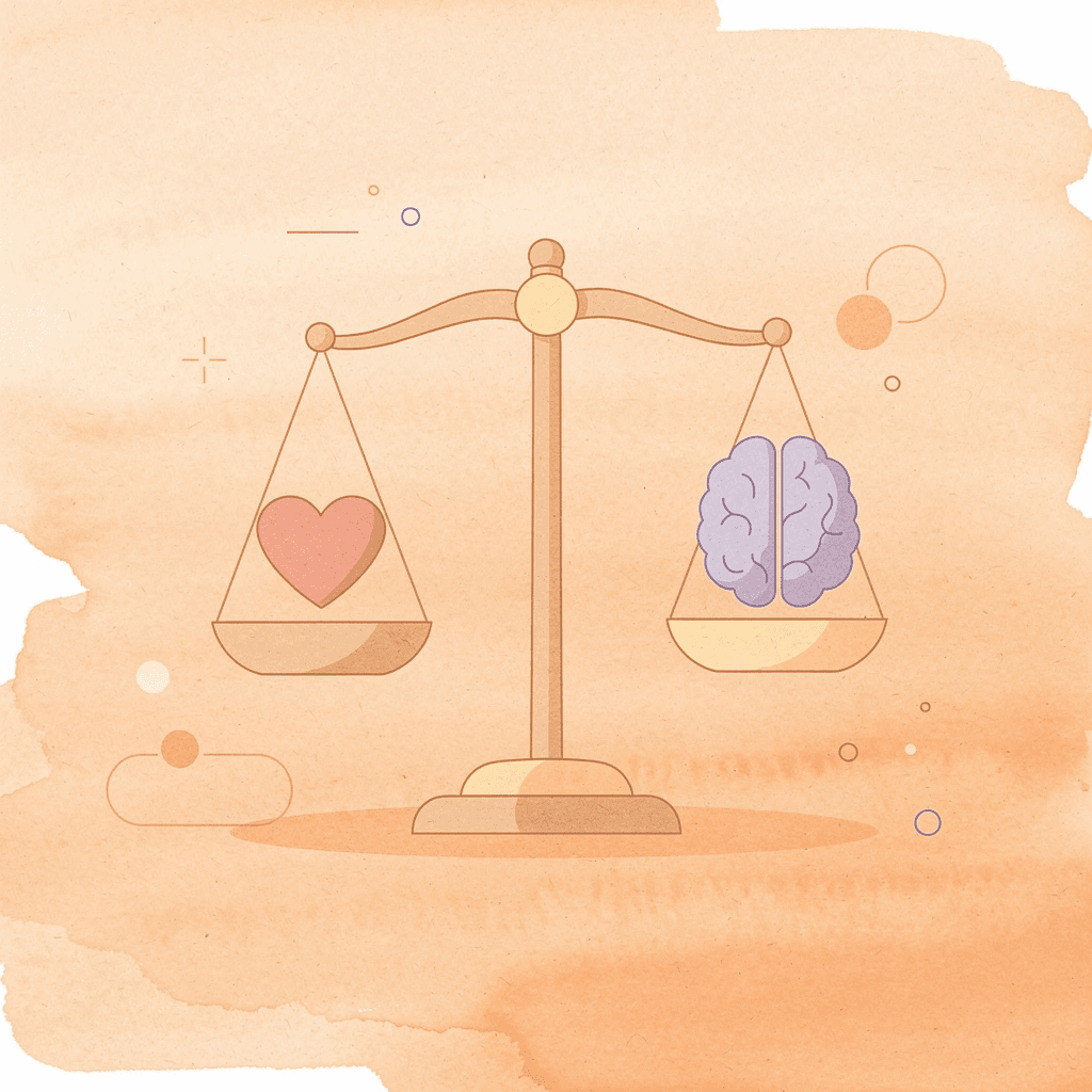 Balance scale comparing customer growth with staffing needs