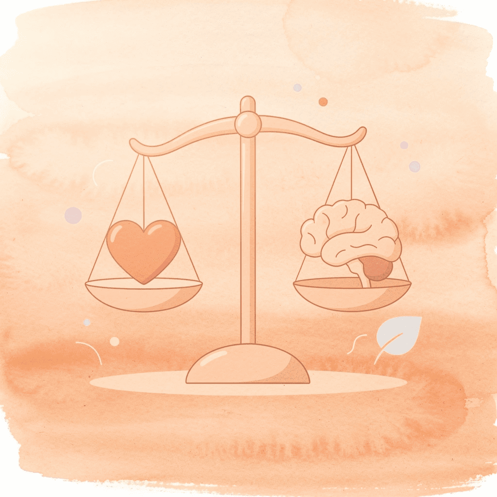 Balance scale comparing speed metrics versus resolution metrics