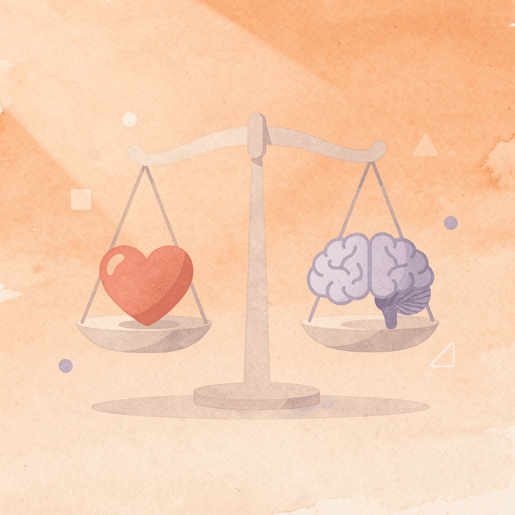 Balance scale comparing speed versus quality in customer service